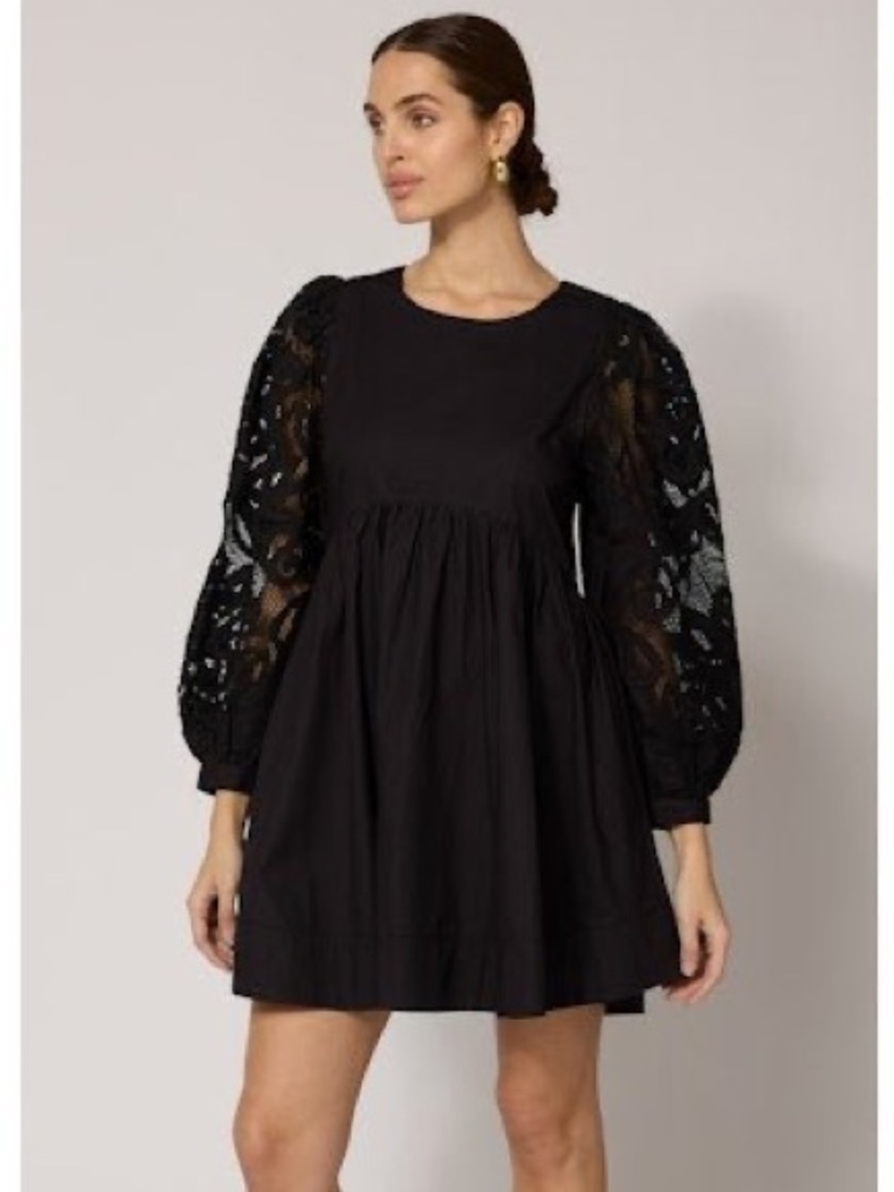 Cleobella Nikita Mini Dress Embroidery Long Sleeve